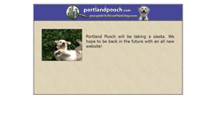 Desktop Screenshot of portlandpooch.com