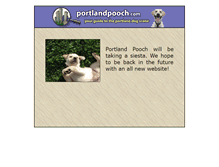 Tablet Screenshot of portlandpooch.com